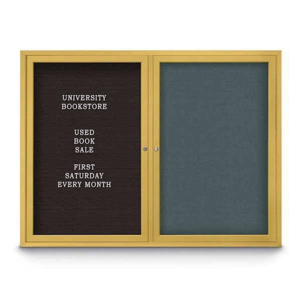 Corkboard, Rubber Backing/Bronze, 42"x 32"